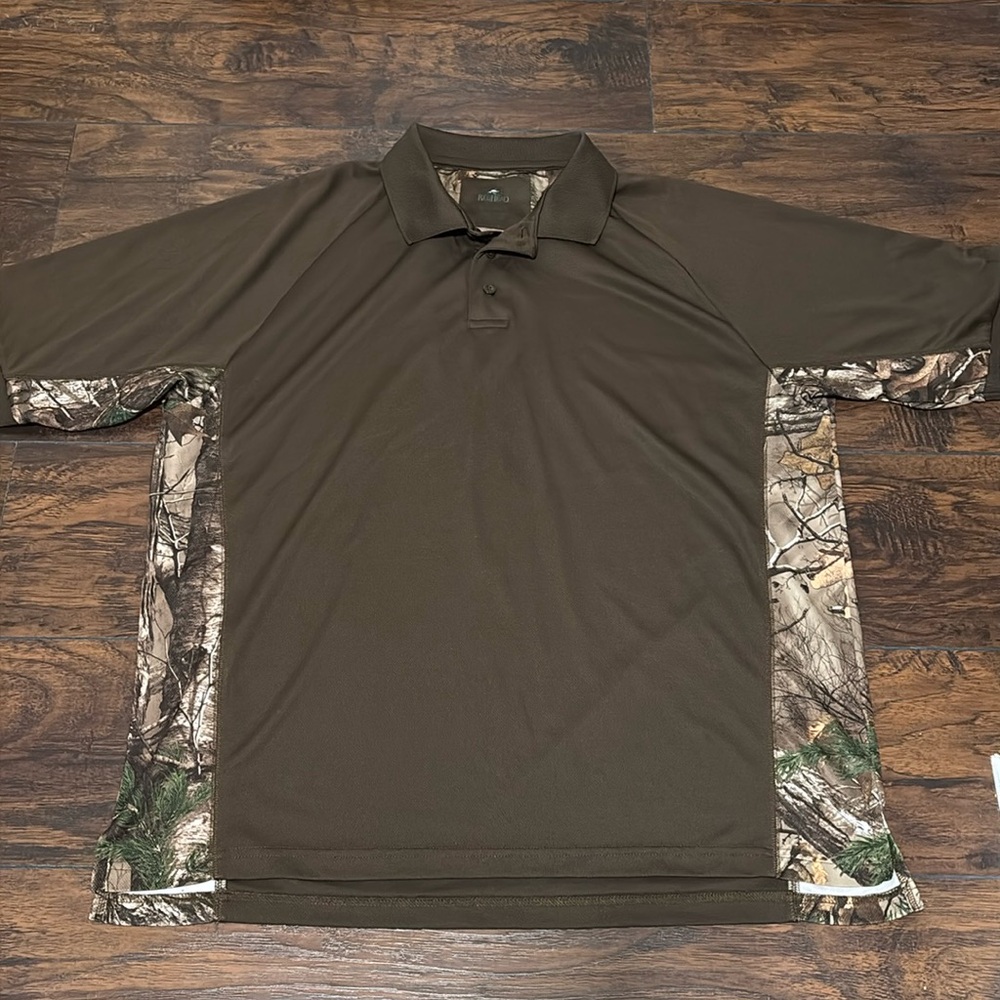 Red Head camo athletic performance polo shirt XL